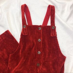 Madewell corduroy overalls